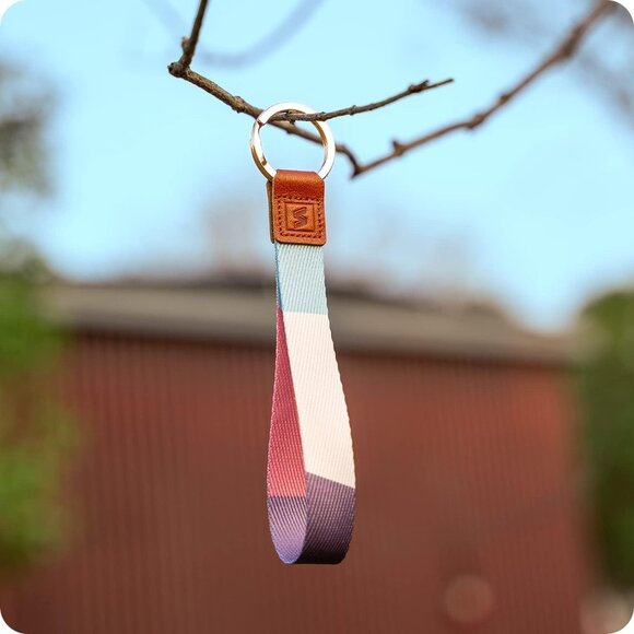 Wristlet Lanyard Strap for Keys, Original Pattern Design Wrist Keychain Holder - Picture 5 of 6